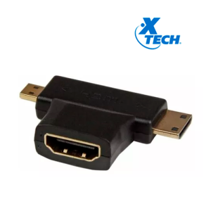 Adaptador HDMI a MICRO y MINI HDMI XTECH XTC-355
