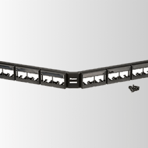 PANDUIT PATCH PANEL MODULAR ANGULAR 24 PUERTOS CON ETIQUETA