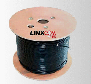 LINXCOM CABLE UTP CAT. 5E 4 PARES 24 AWG PE NEGRO