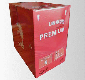 LINXCOM CABLE UTP CAT. 6 4 PARES 23 AWG LSZH GRIS