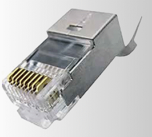 LINXCOM CONECTOR RJ45 CAT 6 BLINDADO PARA CABLE DE EXTERIORES