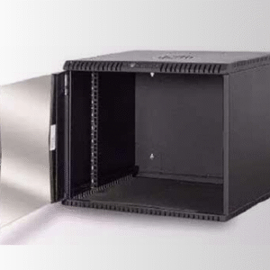 GABINETE COMPACTO MONOBLOQUE 6UR 335X540X500MM PUERTA DE VIDRIO NEGRO